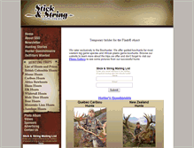 Tablet Screenshot of bowhuntingoutfitters.com